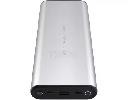 Внешний аккумулятор HyperJuice 130W USB-C Battery 27000 мАч, 2xUSB Type-C, 1xUSB, Серебристый HJ307-SILVER