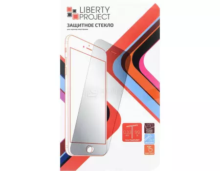 Защитное стекло Liberty Project для смартфона Apple iPhone 8 Plus/7 Plus/6s Plus/6 Plus, 5D, Черное 0L-00039093