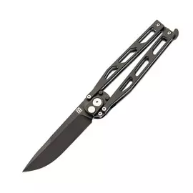 Автоматический нож бабочка Artisan Kinetic-Tool, D2 Steel black