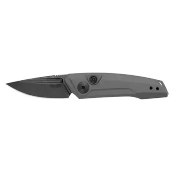 Автоматический складной нож Kershaw Launch 9, сталь CPM-154 с покрытием BlackWash, рукоять алюминий, серый