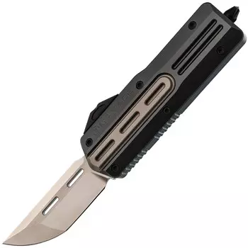 Автоматический нож Maxace Uranus T/E Satin сталь 10Cr15CoMoV, рукоять Gray Aluminum