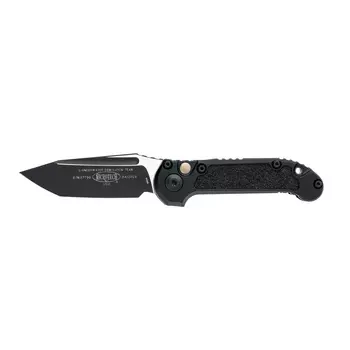 Автоматический нож Microtech LUDT Gen III T/E, сталь M390MK, рукоять алюминий, черный