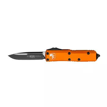 Автоматический нож Microtech UTX-85 S/E, сталь M390, рукоять алюминий, оранжевый