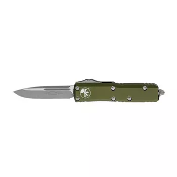 Автоматический нож Microtech UTX-85, сталь M390, рукоять алюминий, зеленый