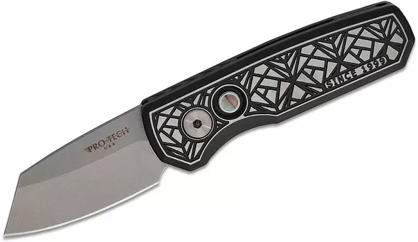 Автоматический нож Pro-Tech Runt 5 Custom 004, сталь Magnacut, рукоять сталь