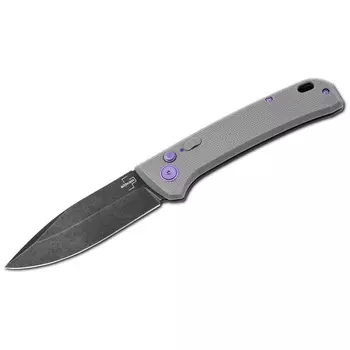 Автоматический складной нож Boker FRND Grey, сталь D2, рукоять Grivory, серый