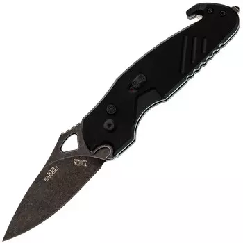 Автоматический складной нож со стропорезом Viking Nordway KA103-1, сталь D2, рукоять G10