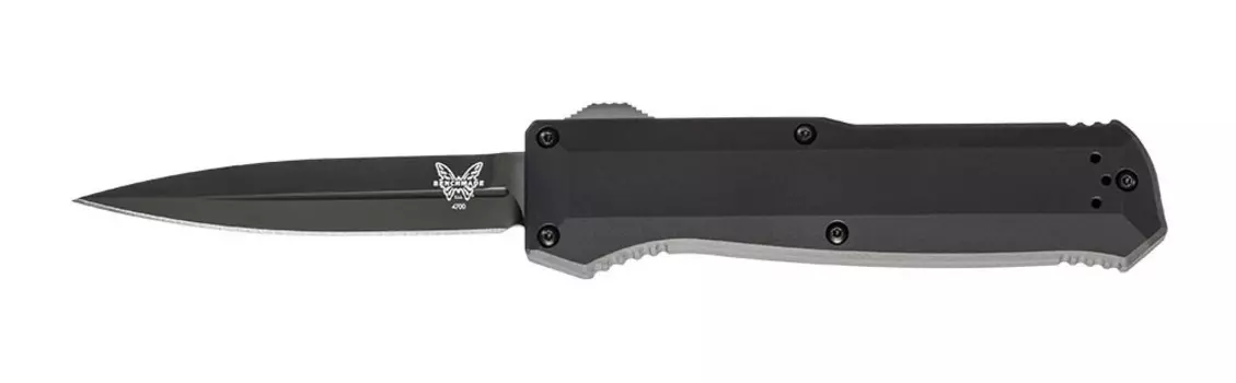 Автоматический выкидной нож Benchmade Precipice 4700DLC, сталь CPM S30V, рукоять из черного анодированного алюминия