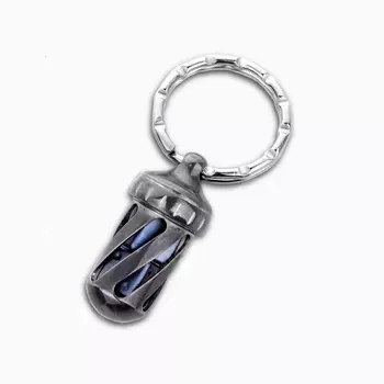 Брелок-капсула с игральными кубиками Acorn Dice Blue Titanium,Lion Steel, Нержавеющая сталь,синий, L/DD TiBL