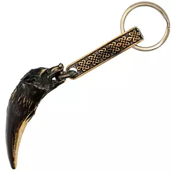 Брелок Клык Волка, бронза