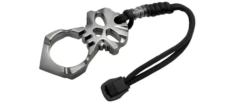 Брелок металлический "Череп-3"