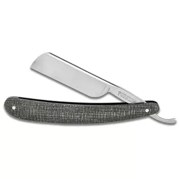 Бритва опасная Boker Lounge-Bar, 6/8, углеродистая сталь, рукоять микарта