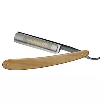 Бритва опасная Dovo Black Star, сталь углеродистая, рукоять дерево пакка