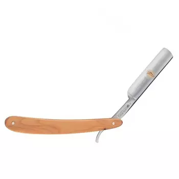 Бритва опасная Dovo Gentleman, сталь углеродистая, рукоять тисовое дерево, в металлическом футляре