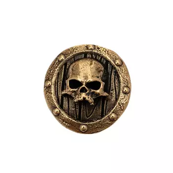 Бусина для темляка Череп, бронза