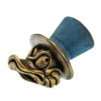 Бусина для темляка "Дядюшка Скрудж в шляпе", латунь