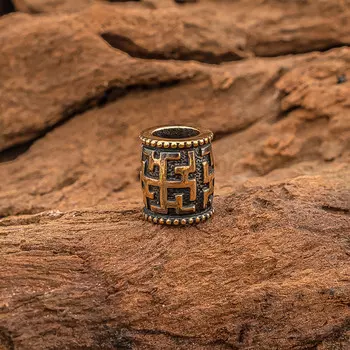 Бусина для темляка Духобор, мельхиор