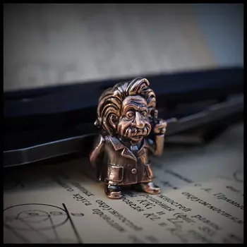 Бусина для темляка Эйнштейн, бронза