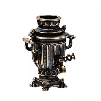 Бусина для темляка Самовар, бронза