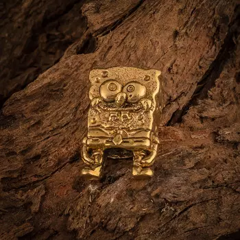 Бусина для темляка Спанч Боб, латунь