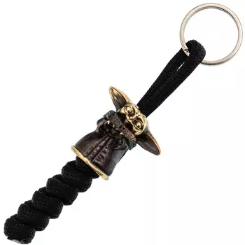 Бусина "Милый Грогу" с темляком, бронза