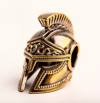 Бусина Спартанский шлем, бронза