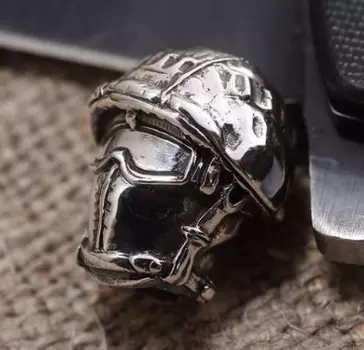 Бусина Вежливый Mr. Blade, серебрение