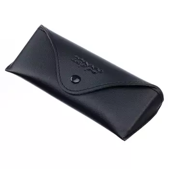 Чехол для очков ZIPPO, из искусственной кожи, черный