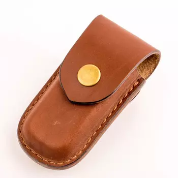 Чехол для складного ножа Шора, размер 100х35х18 мм, коричневый