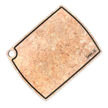 Доска разделочная, c желобом, композитный материал, 36х28см. оникс светлый