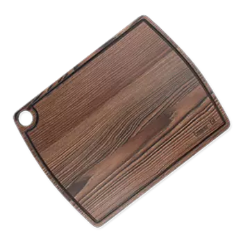 Доска разделочная, c желобом, композитный материал, 36х28см. ясень рибейра