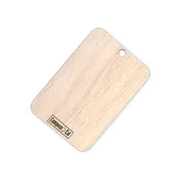 Доска разделочная, композитный материал, 22x15 см, дуб светлый