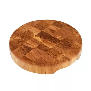 Доска торцевая разделочная дубовая, 25х25х4