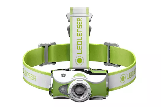 Фонарь светодиодный налобный LED Lenser MH7, зеленый, 600 лм, аккумулятор