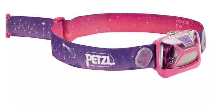 Фонарь светодиодный налобный Petzl Lamp Tikkid розовый, 20 лм