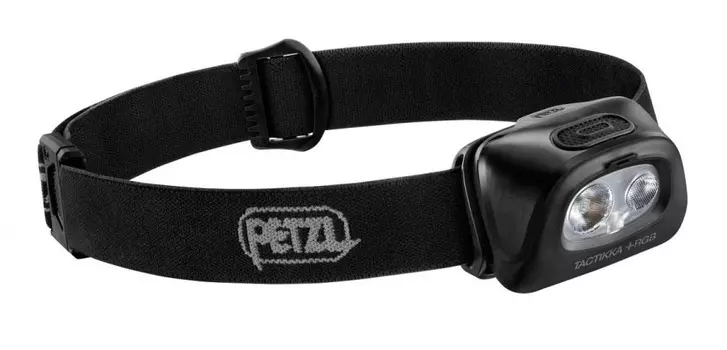 Фонарь светодиодный налобный Petzl Tactikka RGB черный, 350 лм