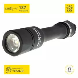 Фонарь светодиодный тактический Armytek Partner A2 v3, 790 лм, теплый свет