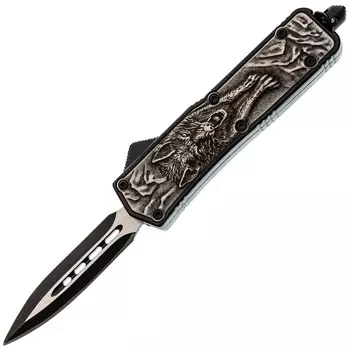 Фронтальный нож Аспид MA261, сталь 5Cr15MoV, рукоять алюминий/цинк