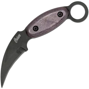 Керамбит Ontario Curve, сталь 1075, рукоять древесина