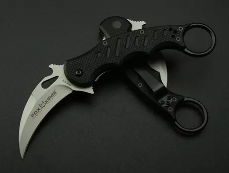 Керамбит Fox Knives Maniago, черный
