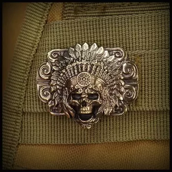 Клипса для системы MOLLE "Вождь", латунь