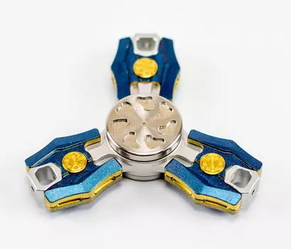 Коллекционный спиннер (Hand Spinner) Blue Metal