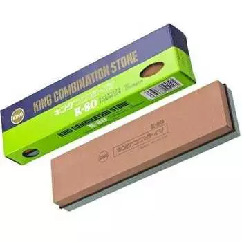 Комбинированный водный точильный камень для ножей King #250/#1000