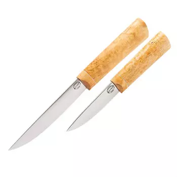 Комплект якутских ножей, сталь Х12МФ, двойной чехол