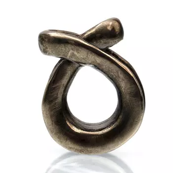 Коуш (петля) для паракорда, мельхиор