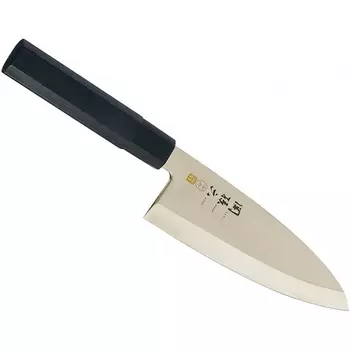 Кухонный нож Деба для разделки рыбы Seki Magoroku Kinju 180 мм, нержавеющая сталь