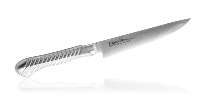 Кухонный Нож для Стейка, Service Knife, Tojiro, FD-707, сталь VG-10, в картонной коробке