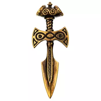 Кулон "Amulet of Talos (SKYRIM)", латунь