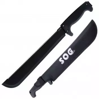 Мачете SOG SOGfari Machete MC01, сталь 3Cr13, рукоять резина