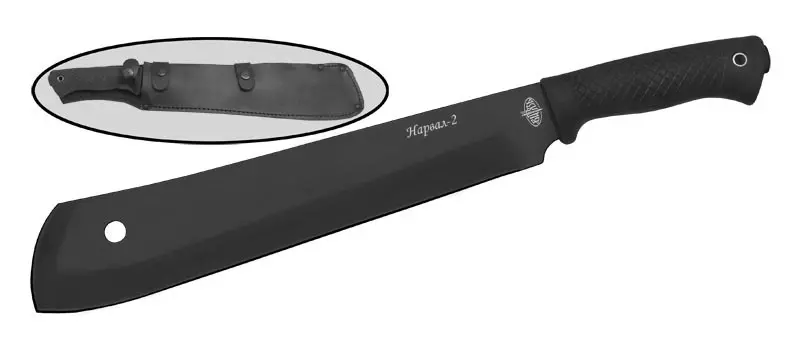 Мачете Витязь Нарвал-2, сталь У8, рукоять эластрон